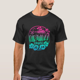 Camiseta aniversário de 30 anos Cruise 2024 Férias Trip Mat