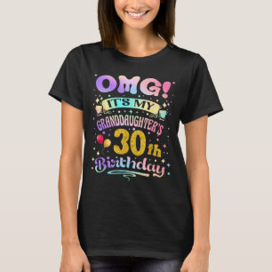 Camiseta Aniversário de 30 anos da neta