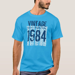 Camiseta aniversário de 30 anos de 1984 Melhor Ano de Vint