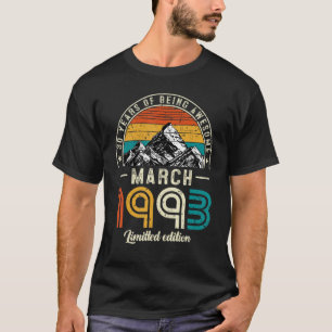 Camiseta aniversário de 30 anos de março de 1993, 30 anos