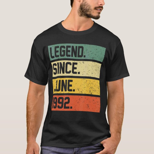 Camiseta aniversário de 30 anos desde junho (Frente)