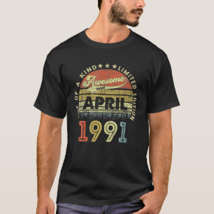 Camiseta Aniversário de 30 anos é fantástico desde abril