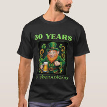 Aniversário de 30 anos engraçado do Dia de São Pat