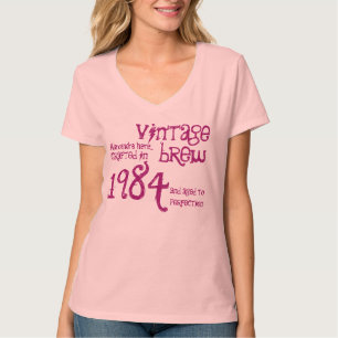Camiseta aniversário de 30 anos Gift 1984 Vintage Brew Par