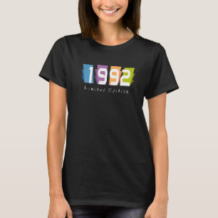 Camiseta aniversário de 30 anos Mulheres 30 Anos 1992 60