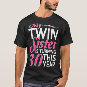 Camiseta aniversário de 30 anos para o Ano de Nascimento da