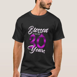 Camiseta aniversário de 30 anos Squad Party Abençoado por D