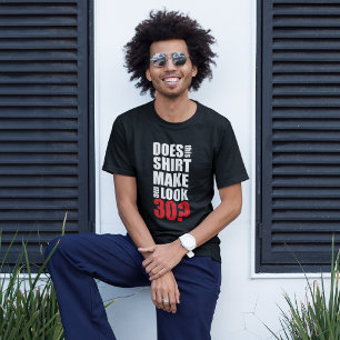 Camiseta Aniversário de 30 anos T-Shirt engraçado