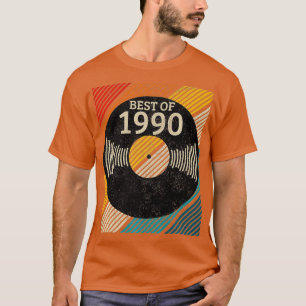 Camiseta aniversário de 30 anos Vintage 1990 Vinyl Record