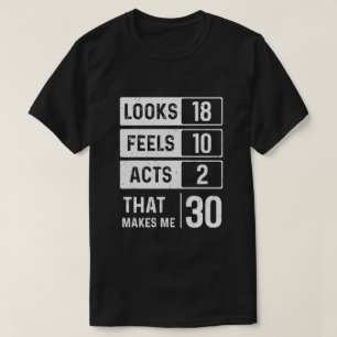Camiseta Aniversário De 30 De 1989 Parece Que Atos Fazem