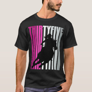 Camiseta Aniversário de 35 anos de Cowgirl Retro Rainha do