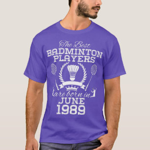 Camiseta Aniversário de 35 anos em junho de 1989 Melhor Bad