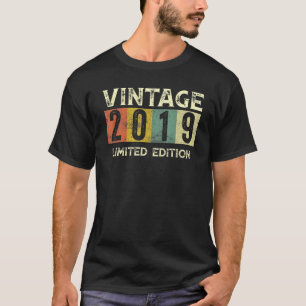 Camiseta Aniversário de 3 anos da Edição Limitada Vintage 2