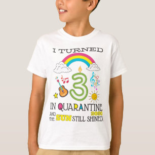 Camiseta aniversário de 3 anos de quarentena 2020