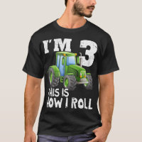 Aniversário de 3 anos de Trator de Fazenda Verde c