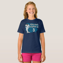 Camiseta Aniversário de 3 anos do garoto Este golfinho Lega