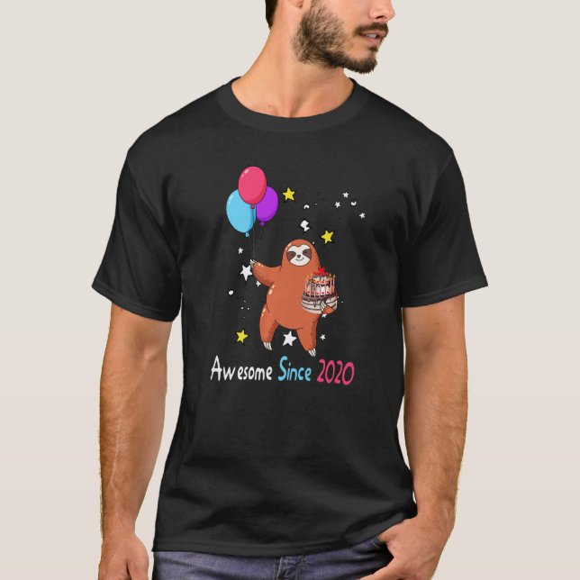 Camiseta aniversário de 3 anos Menina Espetacular Desde 202 (Frente)
