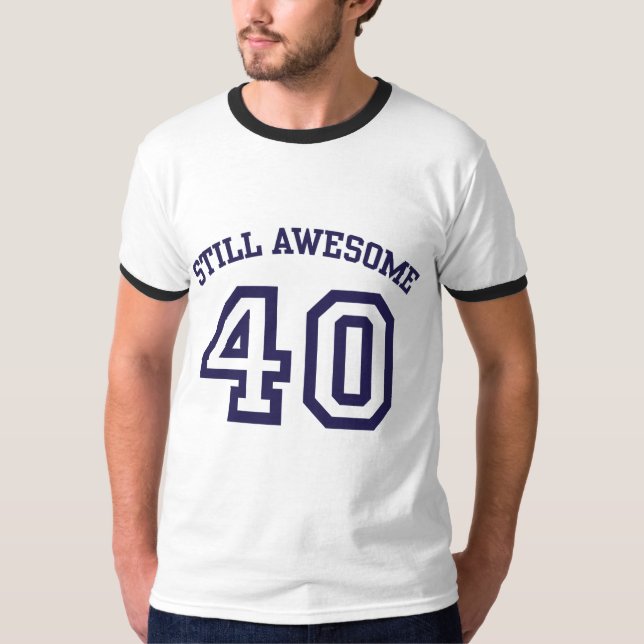 Camiseta aniversário de 40 anos (Frente)