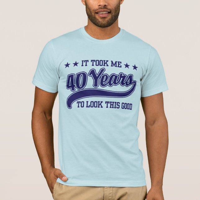 Camiseta aniversário de 40 anos (Frente)