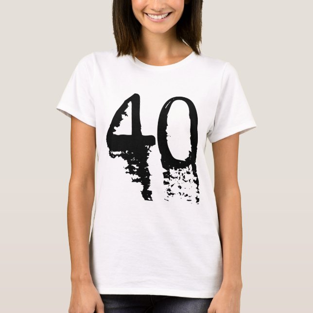 Camiseta Aniversário de 40 anos (Frente)