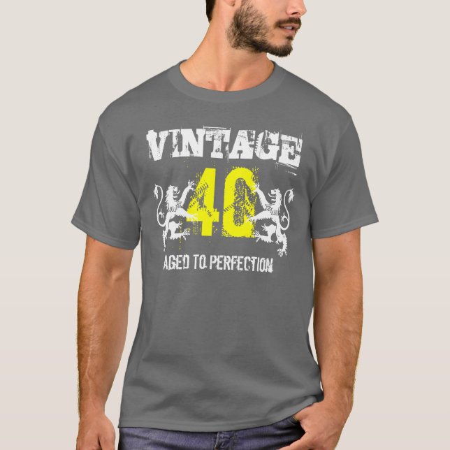 Camiseta Aniversário de 40 anos (Frente)