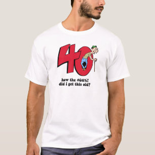 Camiseta Aniversário de 40 anos