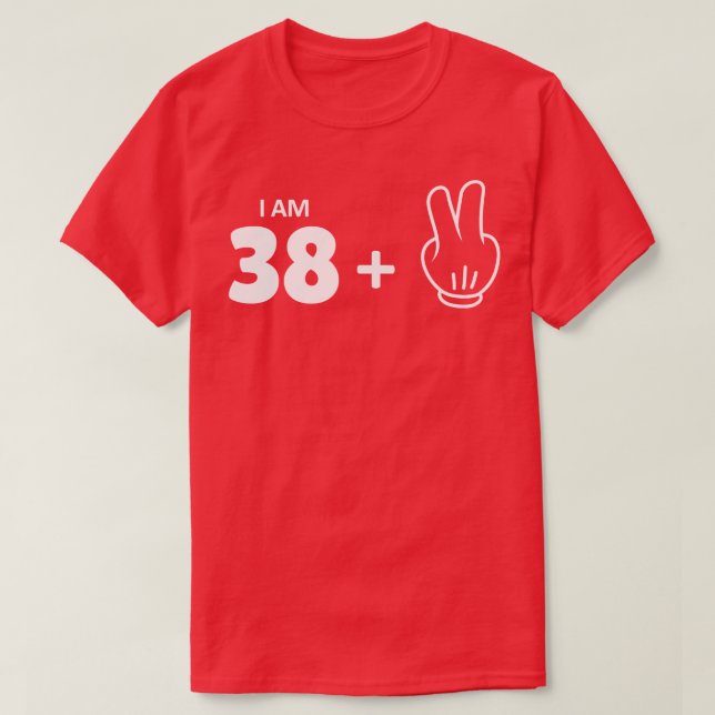Camiseta aniversário de 40 anos (Frente do Design)