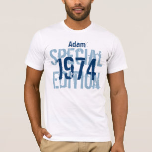 Camiseta aniversário de 40 anos 1974 Edição Especial V24