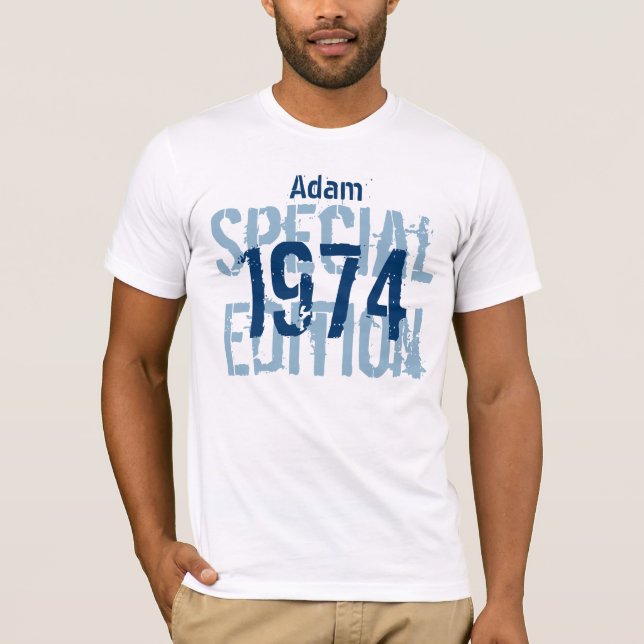 Camiseta aniversário de 40 anos 1974 Edição Especial V24 Pe (Frente)