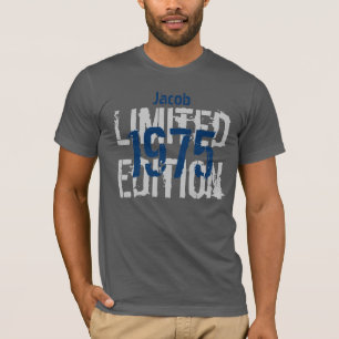 Camiseta aniversário de 40 anos 1975 Limited Edition V6A P