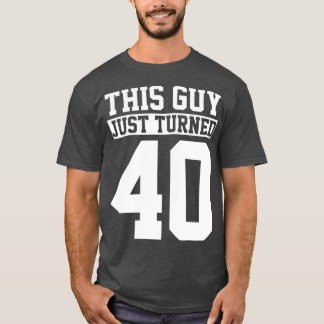 Camiseta aniversário de 40 anos 40 anos