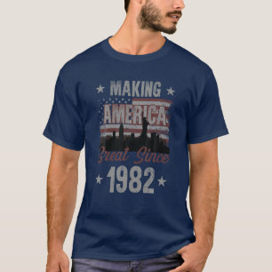 Camiseta aniversário de 40 anos América fazer T S Desde 198
