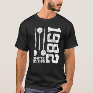 Camiseta aniversário de 40 anos DARTS 1982