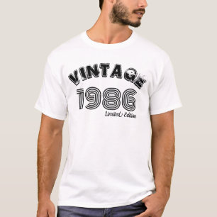 Camiseta Aniversário de 40 anos de 1986 Vintage