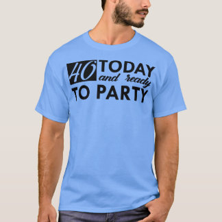 Camiseta aniversário de 40 anos de 40 anos