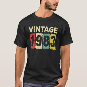 Camiseta aniversário de 40 anos de aniversário de 40 anos V