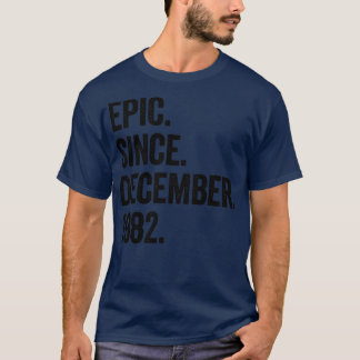 Camiseta aniversário de 40 anos de dezembro de 1982, 40 ano