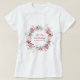 Camiseta Aniversário de 40 anos Elegante de Berry Winter (Frente do Design)