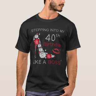 Camiseta Aniversário de 40 anos Engraçado Eu Virei Quaren