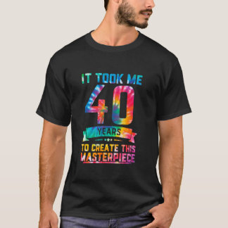 Camiseta Aniversário de 40 anos Engraçado Levei 40 Anos De