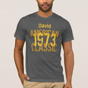 Camiseta aniversário de 40 anos Gift 1973 American Classic