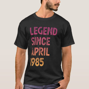 Camiseta Aniversário de 40 anos Homens Mulheres Lenda Desde
