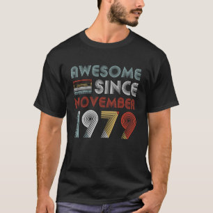Camiseta Aniversário de 40 anos impressionante do vintage