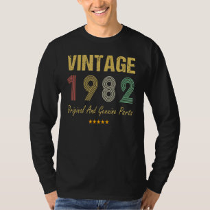 Camiseta aniversário de 40 anos Legal Vintage Original E Ge