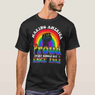 Camiseta aniversário de 40 anos Lgbt Lésbica Orgulho gay Ha