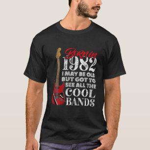 Camiseta aniversário de 40 anos - Nascer Em 1982, I Electri