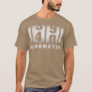 Camiseta aniversário de 40 anos, Oldometer de 40 Dias, 40 A