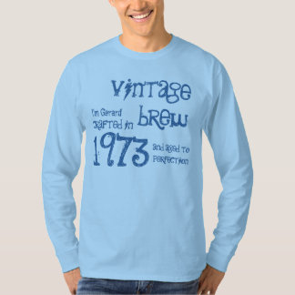 Camiseta aniversário de 40 anos Presente 1973 Vintage Brew
