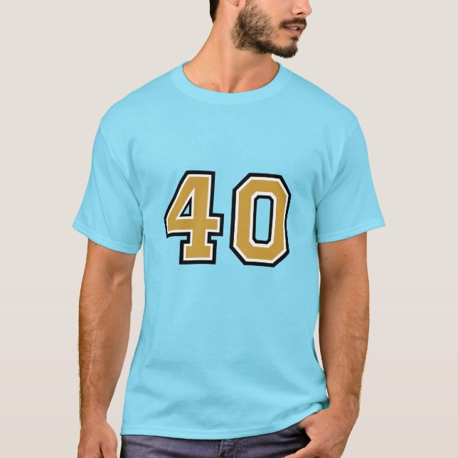 Camiseta aniversário de 40 anos T-Shirt (Frente)