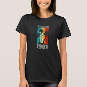 Camiseta aniversário de 40 anos u2013 1983 Árvores de Palma
